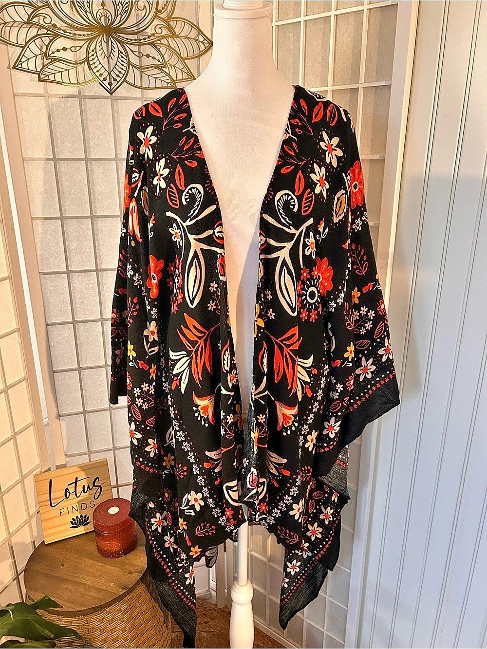 Easel Kimono Cardigan, New With Tags, Size Large, Oversized Fit